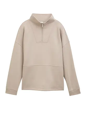 TOM TAILOR | Troyer Pullover | grau